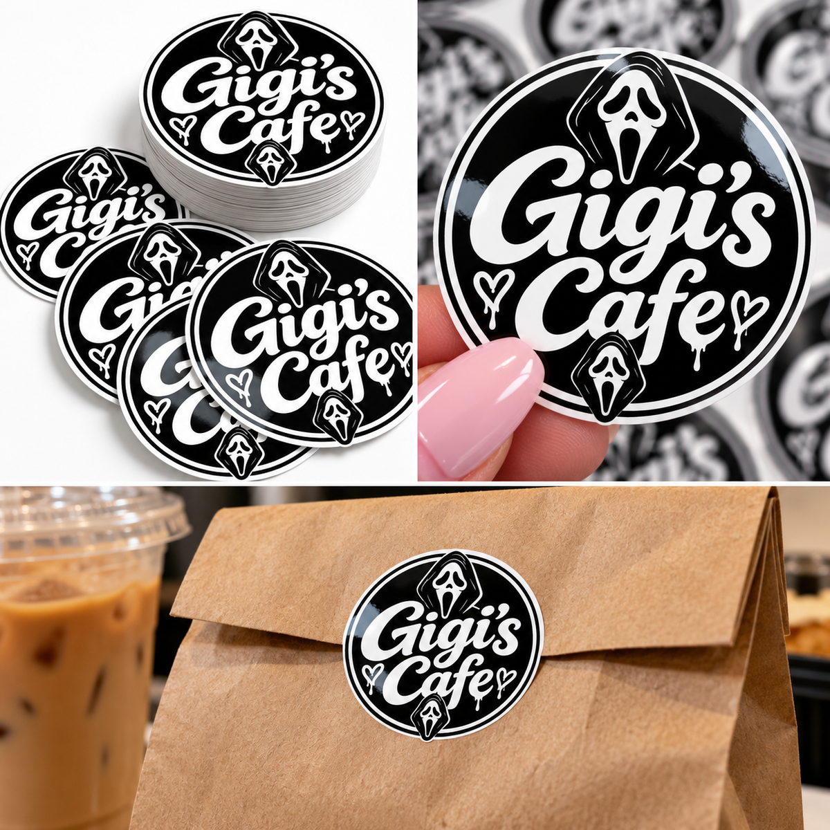 Custom Glossy 2-Inch Circle Stickers 50 Count