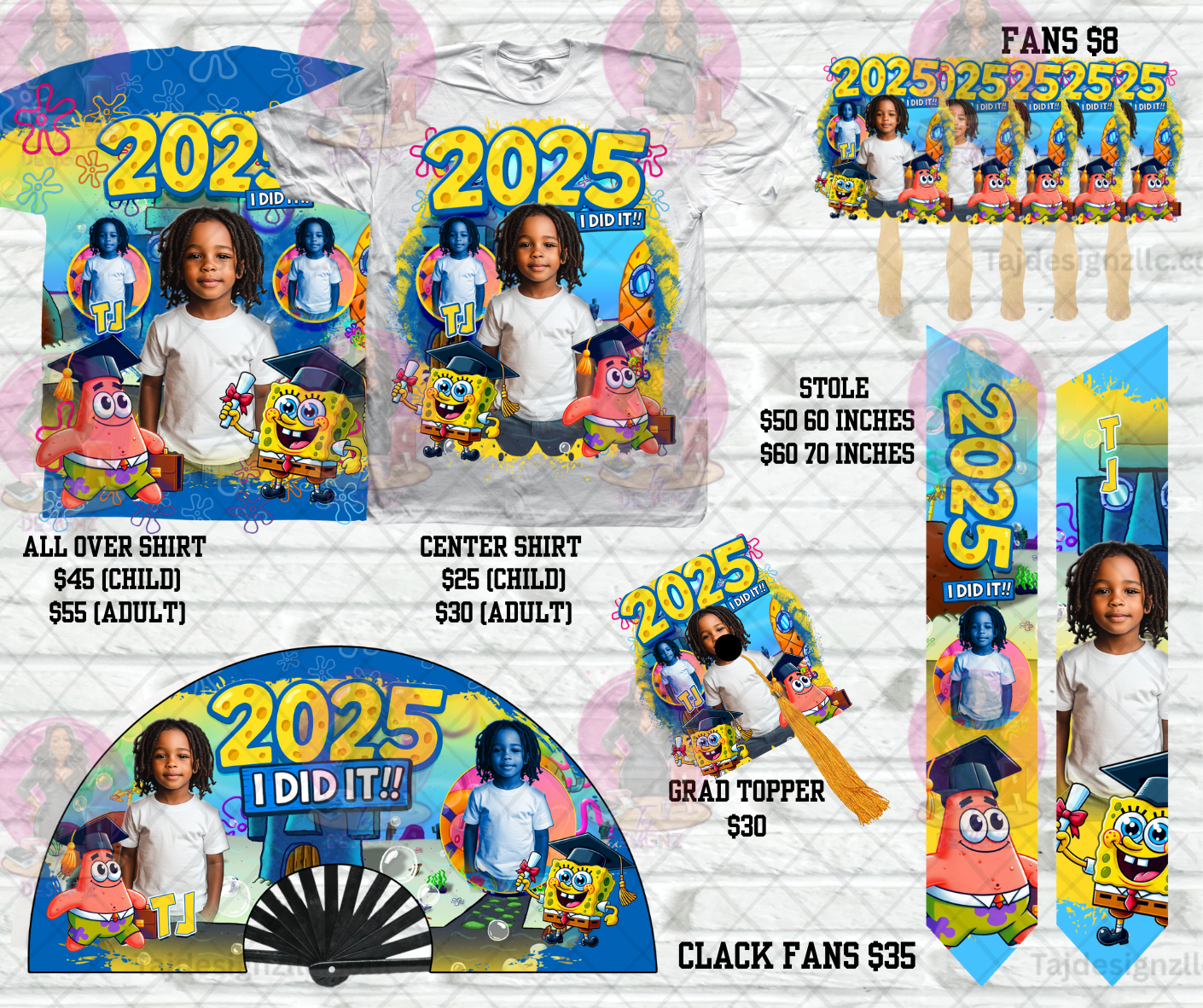 2025 Center Print Graduation Shirt