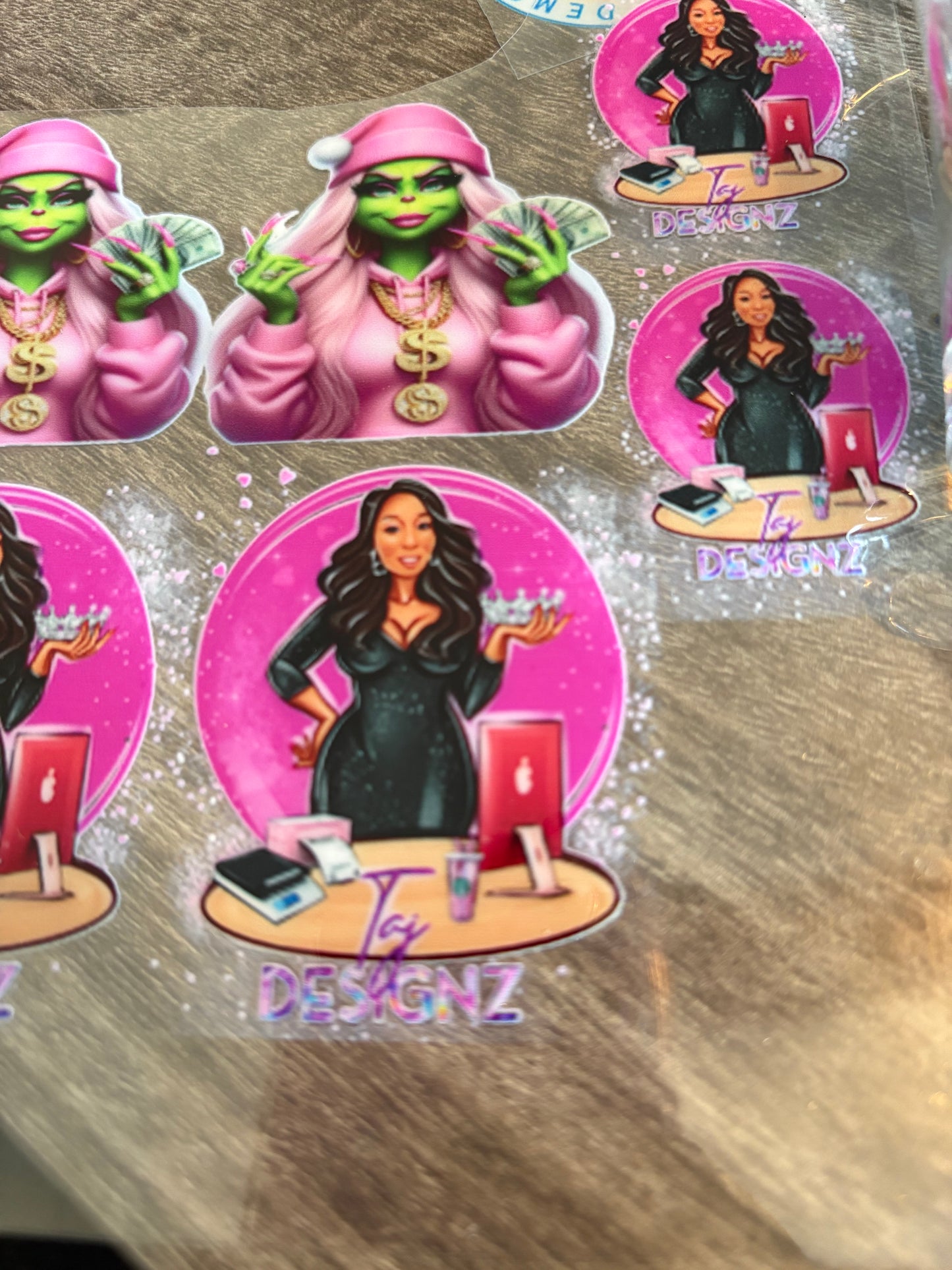 UV Shootglass Wraps