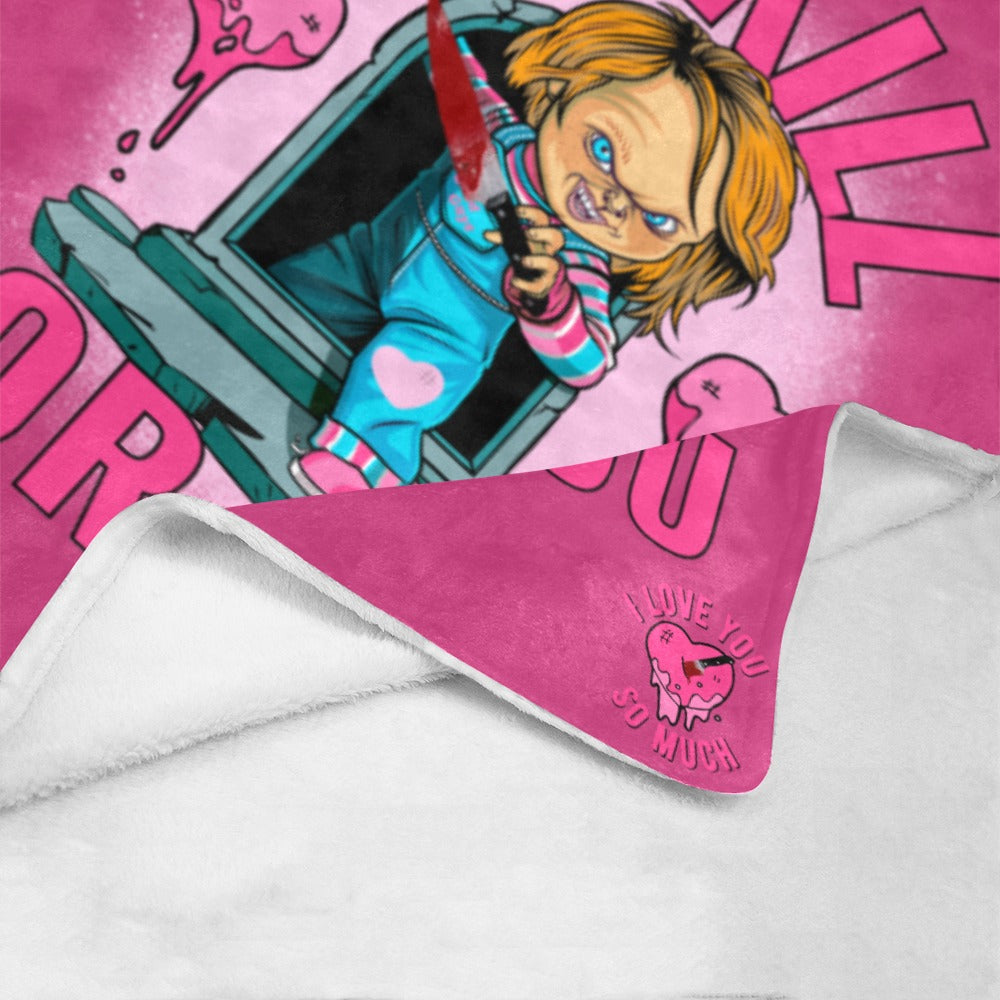 I Love You Chucky Ultra-Soft Micro Fleece Blanket 60"x80"