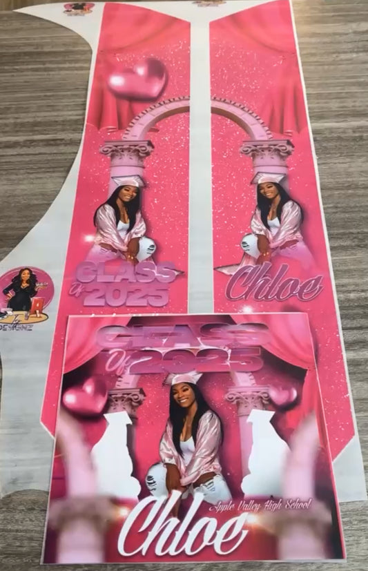 Grad Stole / Topper DTF Transfer