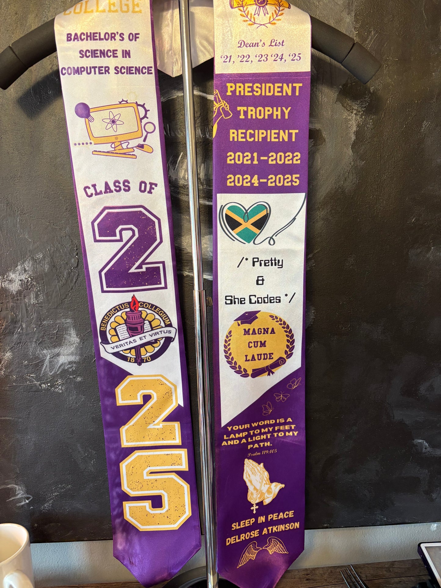 Custom Graduation Stole