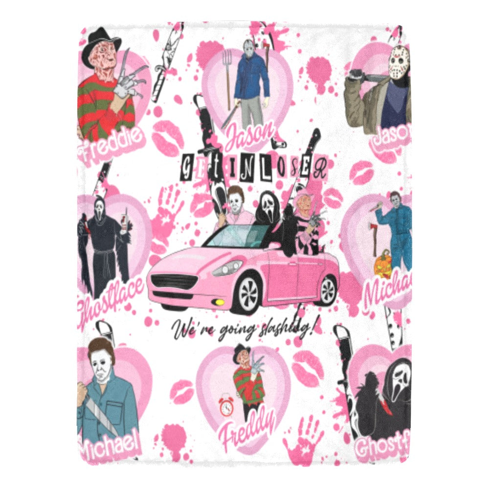 Pink Slashers Ultra-Soft Micro Fleece Blanket 60"x80"