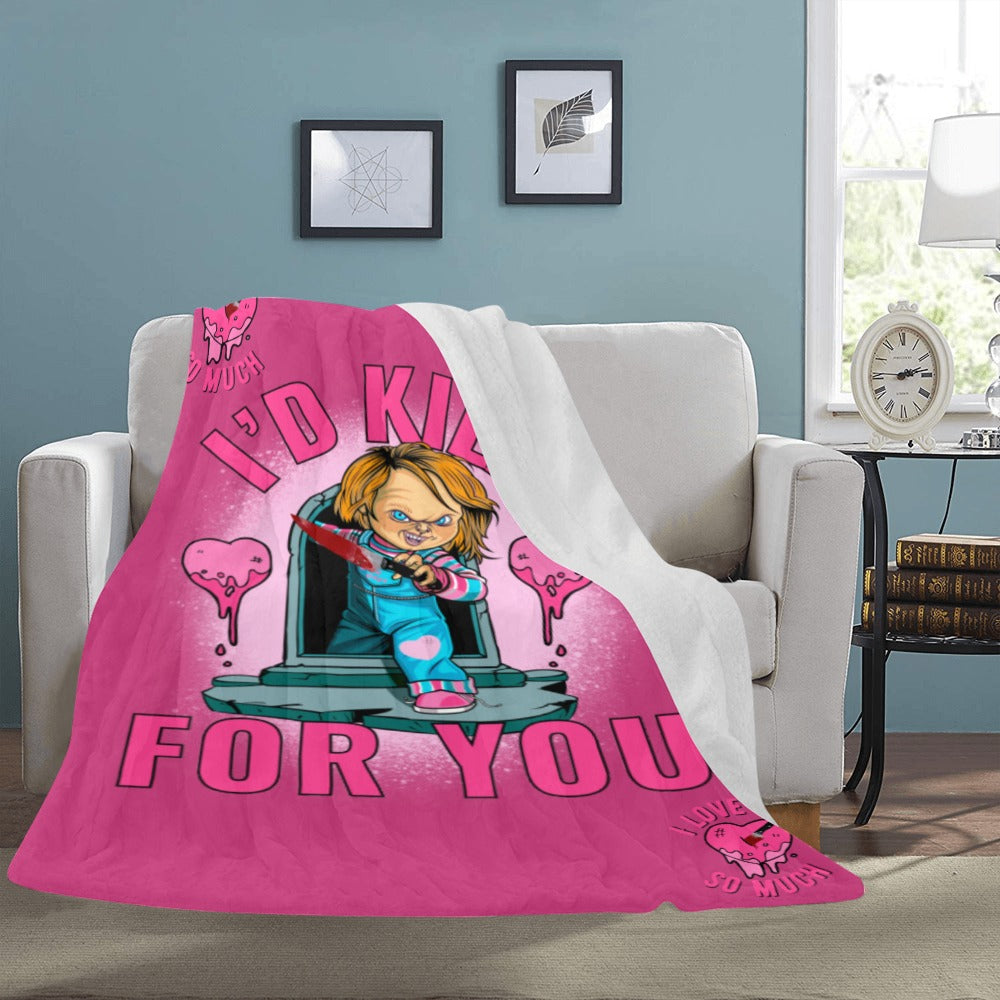 I Love You Chucky Ultra-Soft Micro Fleece Blanket 60"x80"