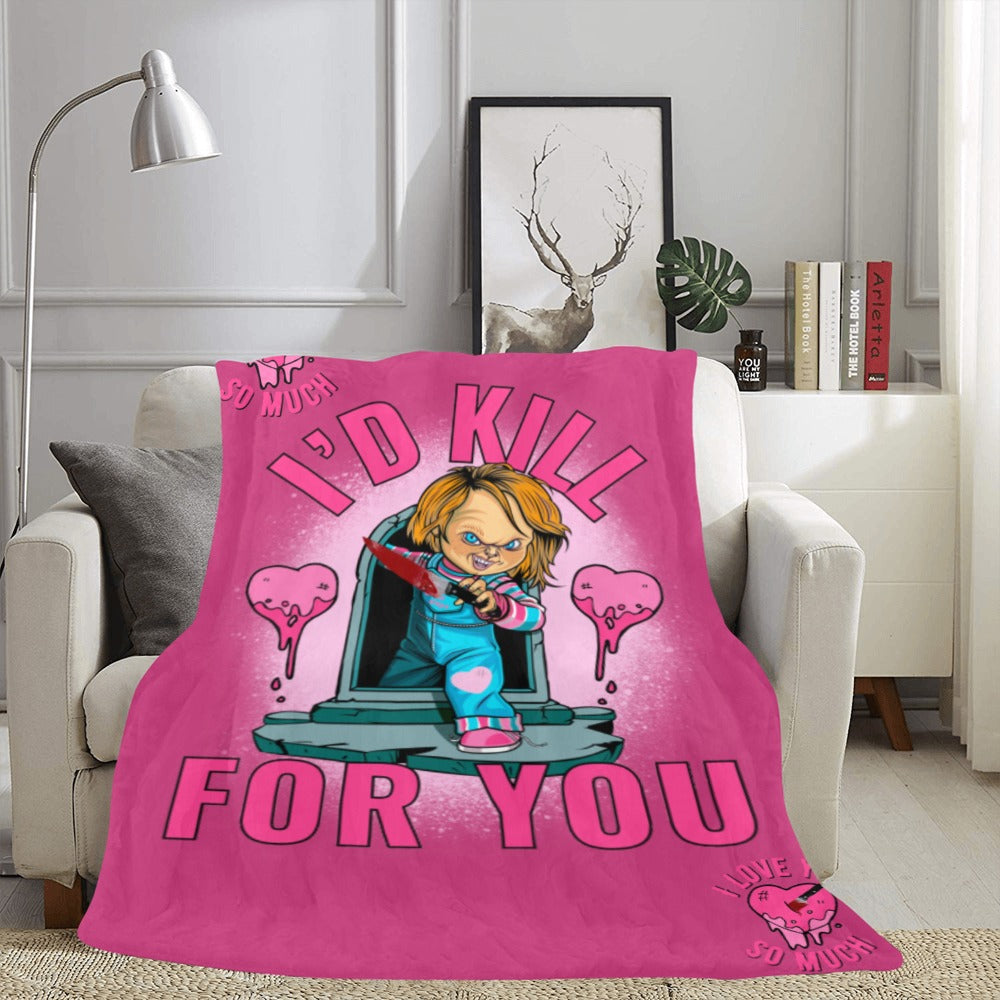 I Love You Chucky Ultra-Soft Micro Fleece Blanket 60"x80"