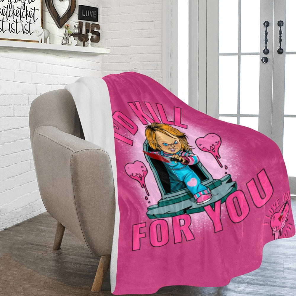 I Love You Chucky Ultra-Soft Micro Fleece Blanket 60"x80"