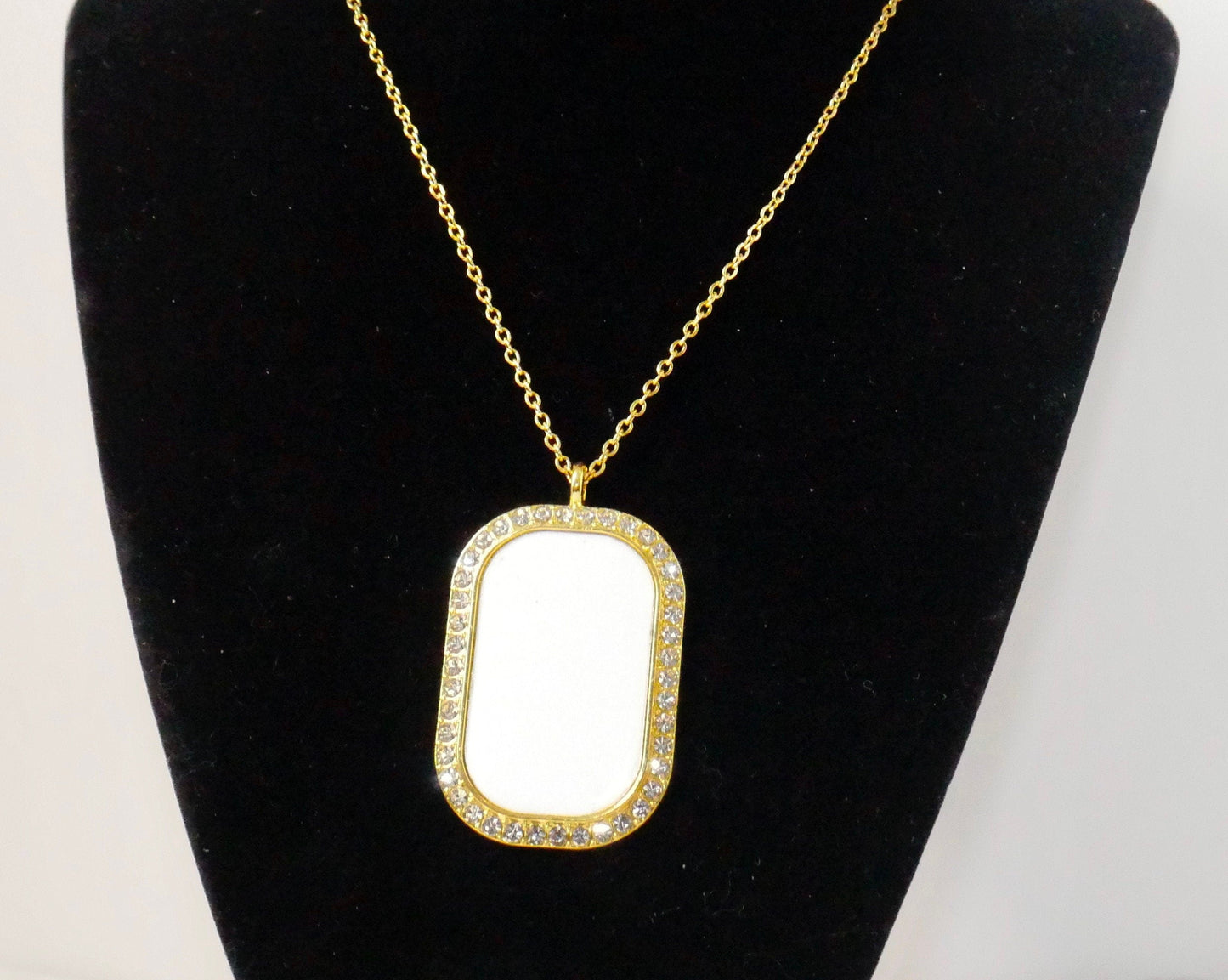 Sublimation Blank Necklace| Chain Included