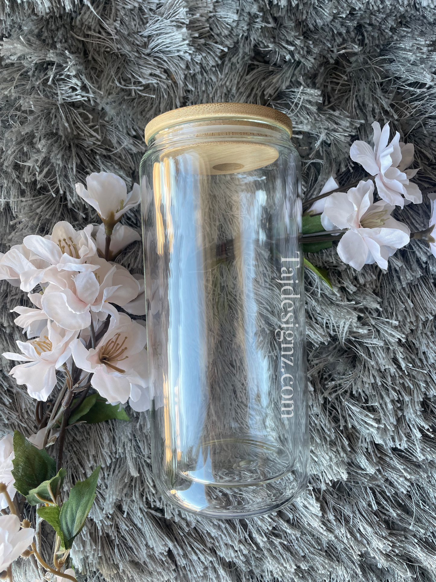 Blank Sublimation Snowglobe Glass Can 16oz