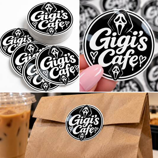 Custom Glossy 2-Inch Circle Stickers 50 Count