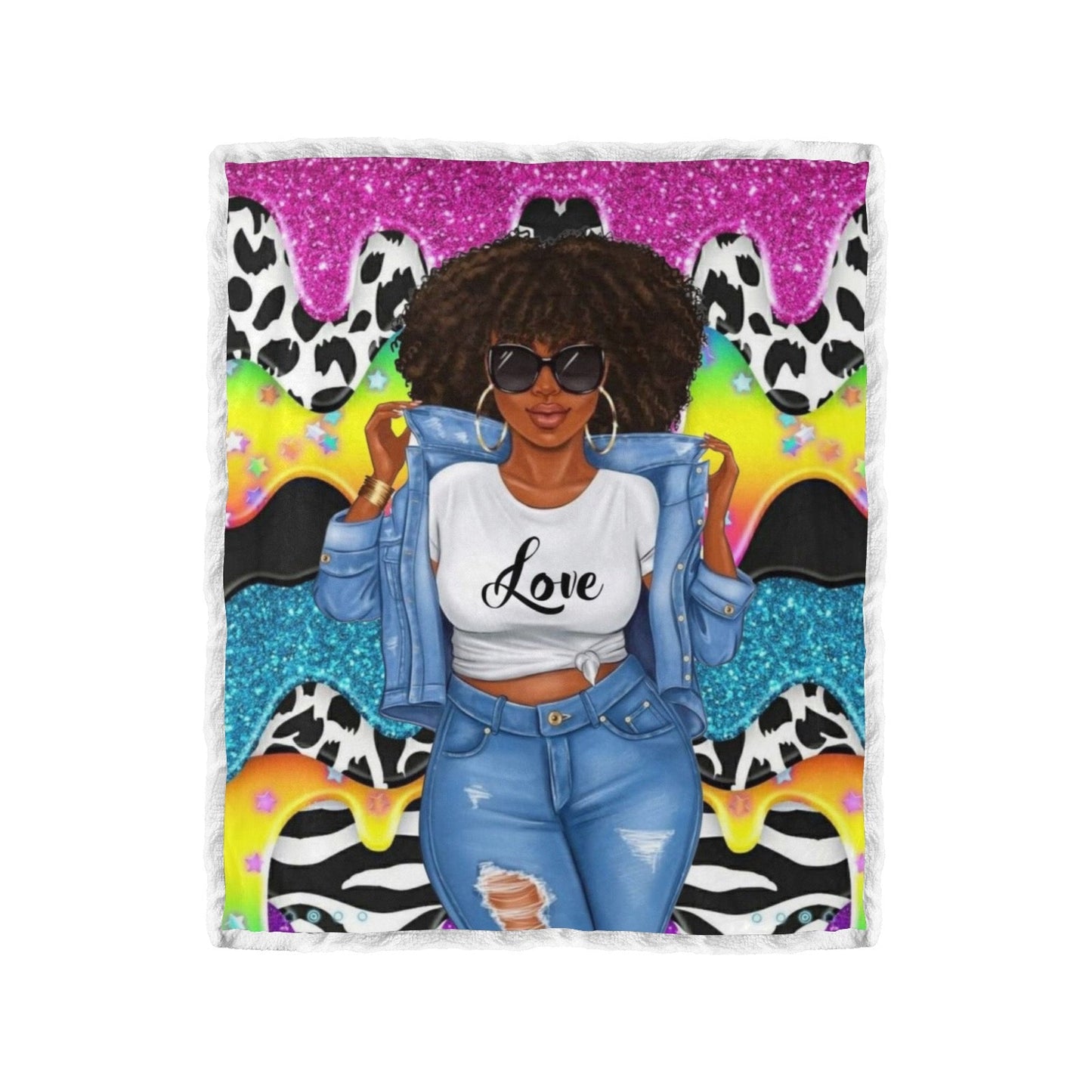 Custom Double Layer Plush Blanket 50"x60"