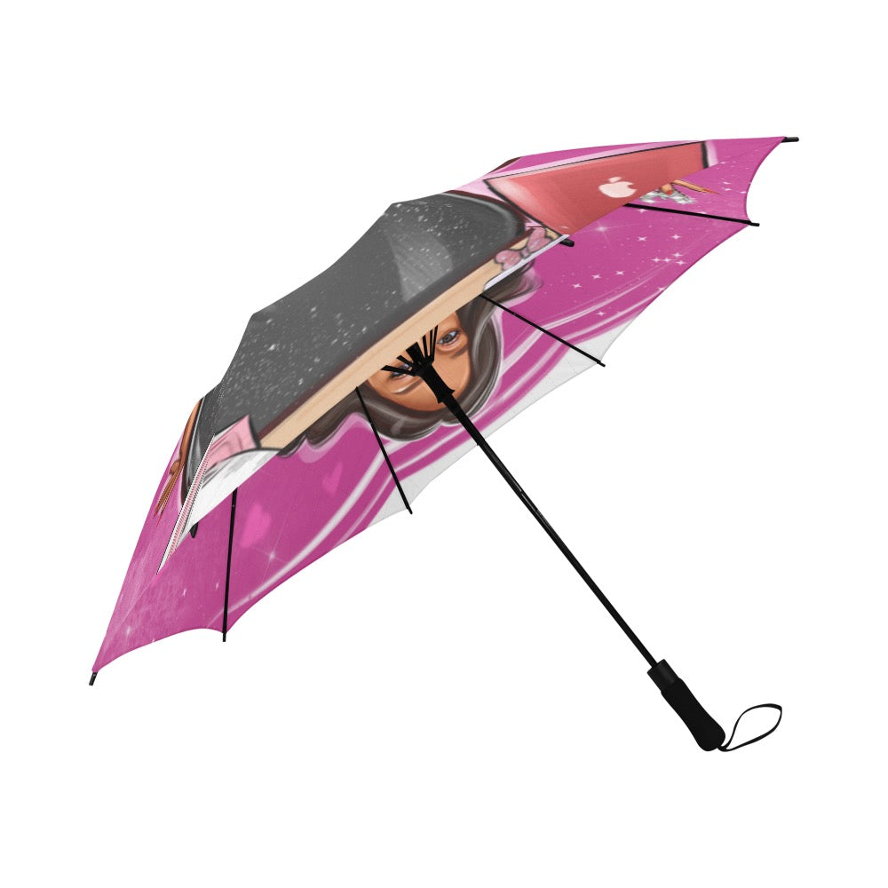 Custom Umbrella Semi-Automatic Foldable Umbrella