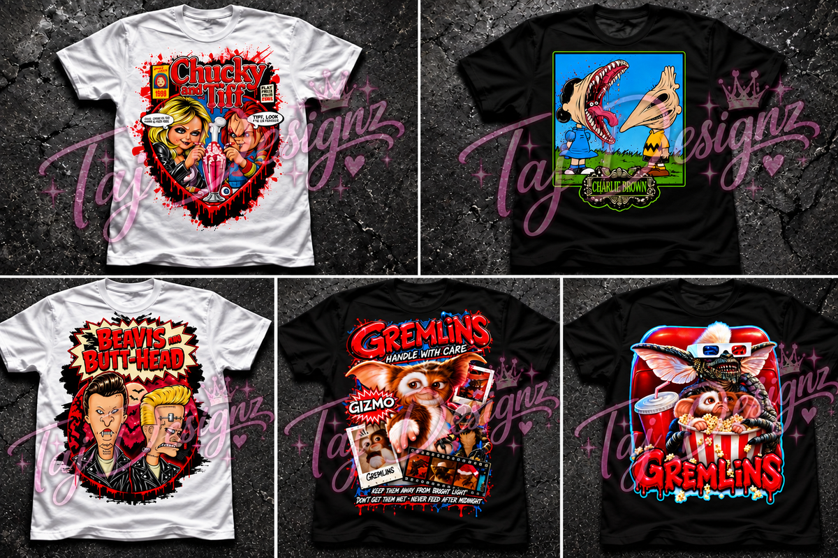Throwback Horror Graphic Tees