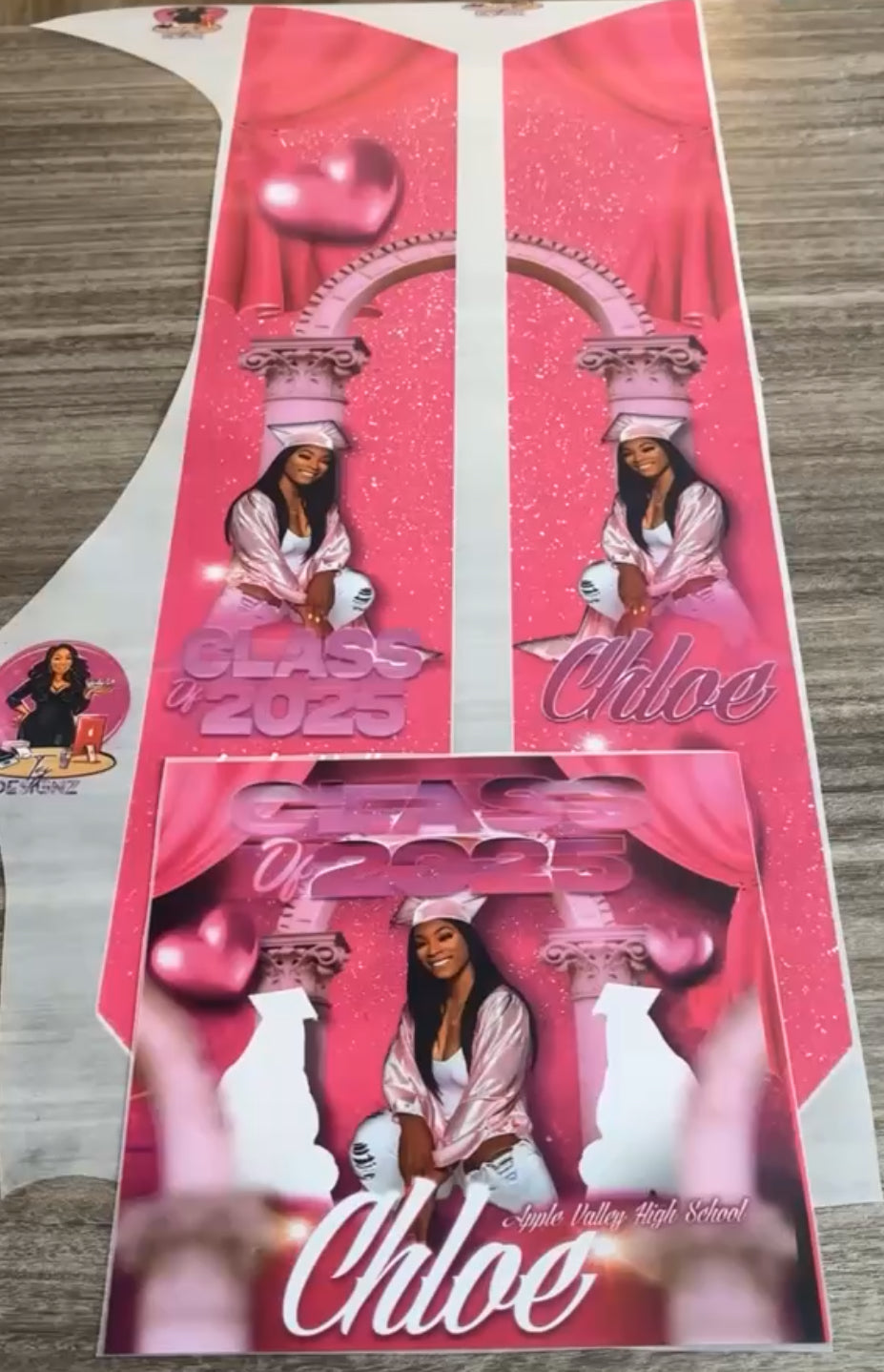 Grad Stole / Topper DTF Transfer