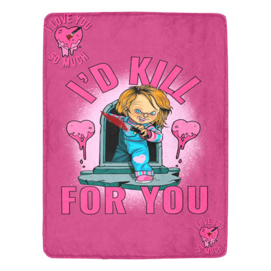 I Love You Chucky Ultra-Soft Micro Fleece Blanket 60"x80"