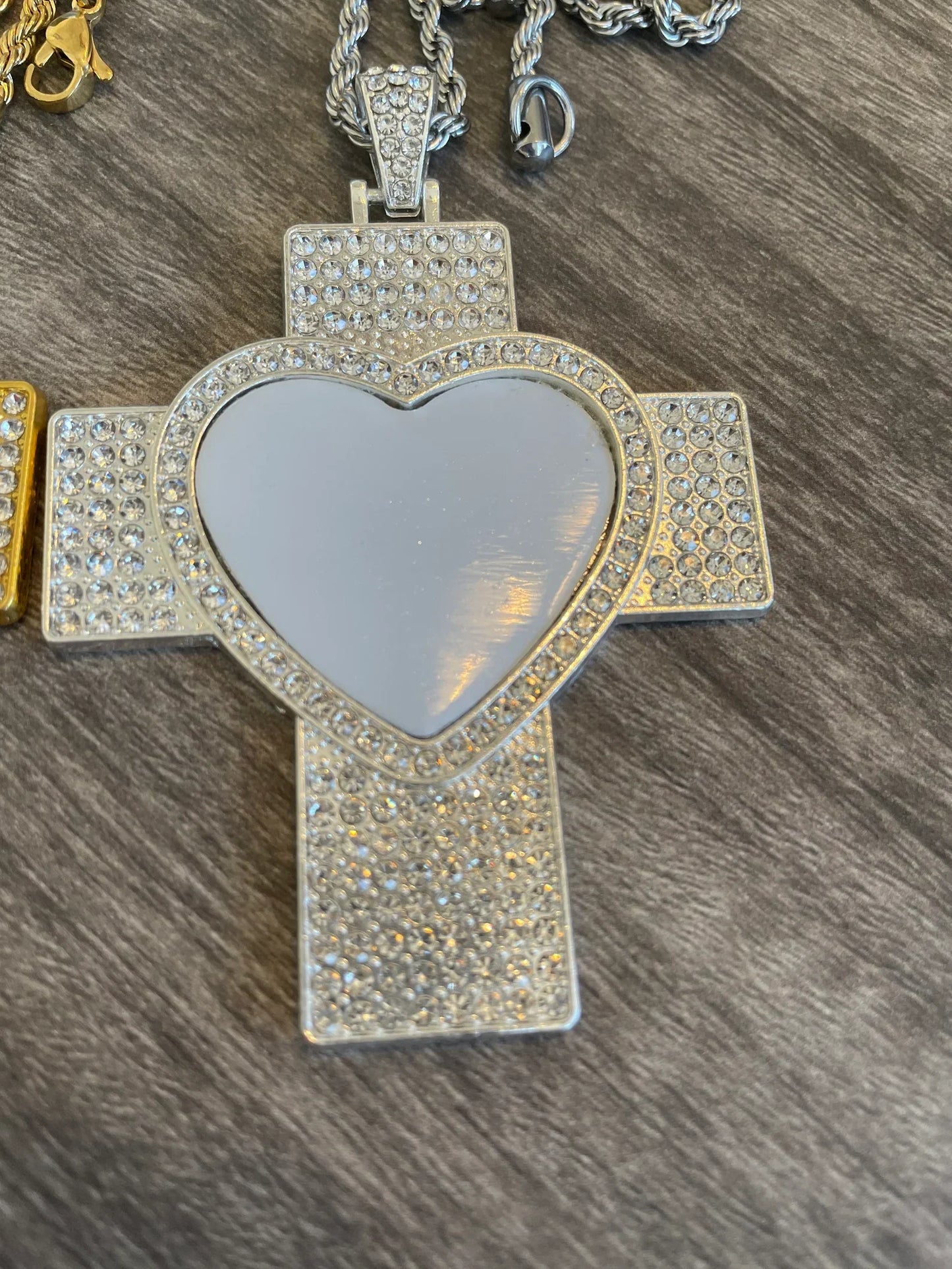 Sublimation Blank Cross Blank Necklaces | Same Day Shipping