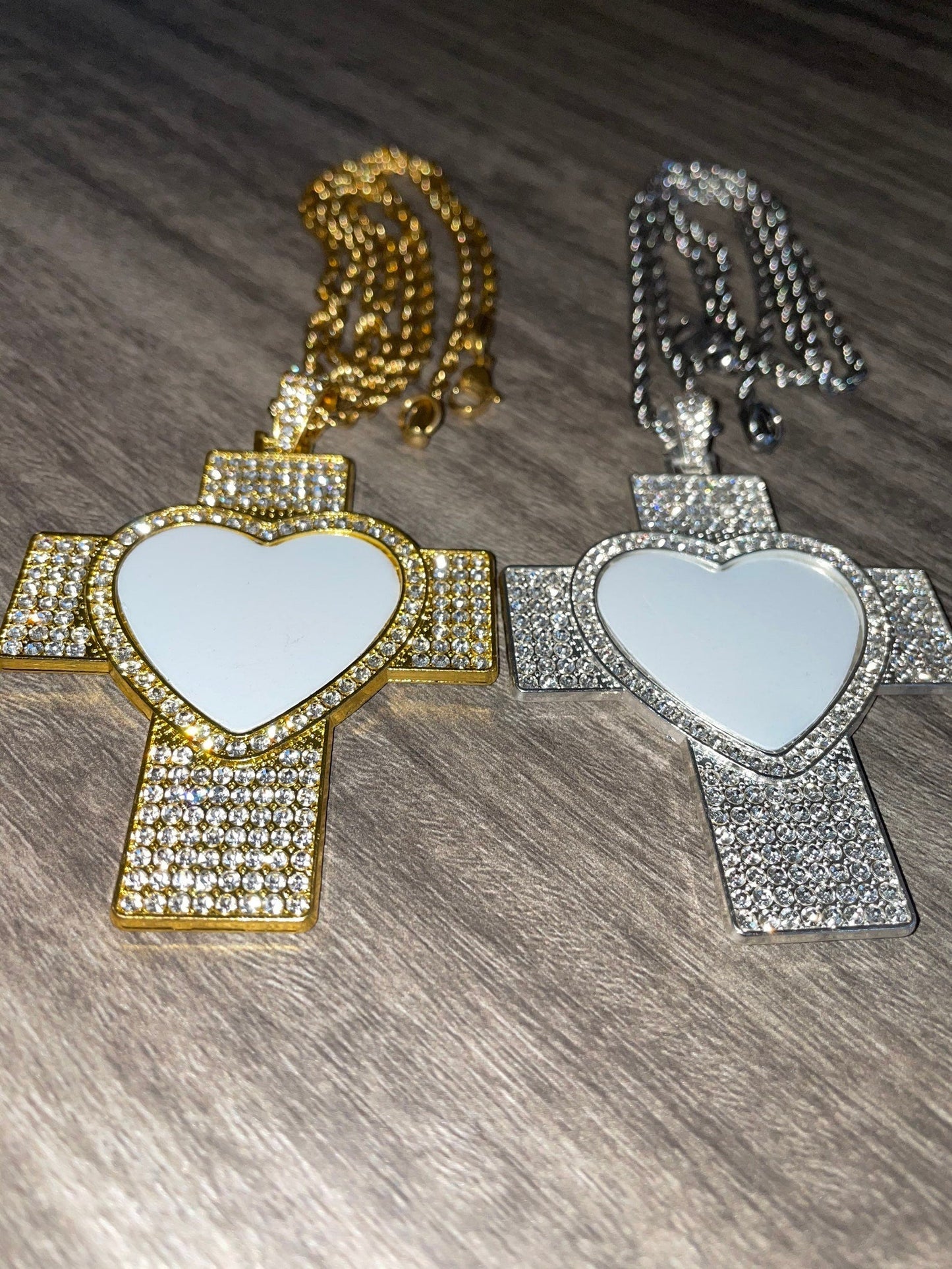 Sublimation Blank Cross Blank Necklaces | Same Day Shipping