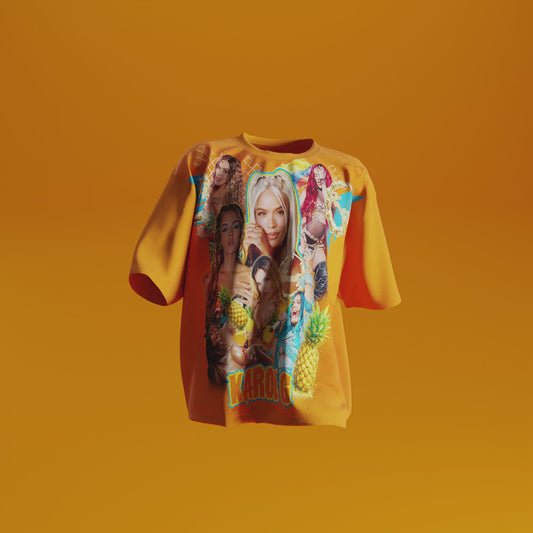 Karol G Inspired Tropicoqueta Tour Shirt | Colorful Tropical Concert Tee
